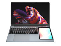 Laptop Bisnis Layar Sentuh Ganda 15.6" + 7" Prosesor Intel Seri-N / Alder Lake-N N100 RAM 8GB 16GB SSD 512GB 1TB Notebook PC
