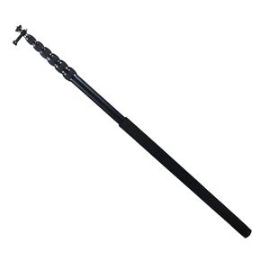 Monopode extensible de haute qualité 500 cm 5 m 5 mètres avec stabilisateur anti-vibration en alliage d'aluminium flexible professionnel - Product Image 1