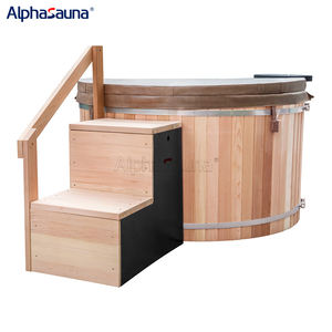 Geleneksel tak ve çalıştır varil sıcak küvet ev ahşap ateş sıcak küvet - Product Image 1