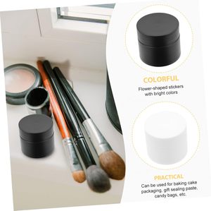 Juego de Botellas y Frascos para Cosméticos, Frascos de Plástico PP de Doble Pared Mate en Negro, Blanco, Azul y Rosa para Crema - Product Image 5