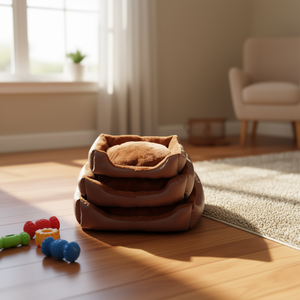 Lit pour chien Yommy 40x30x11cm 48x35x13cm 56x46x15cm Lit en peluche pour chiens de petite et moyenne taille - Product Image 3