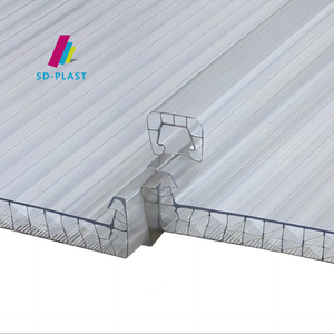 SUN-DECOR résistance UV u-lock feuille de <span class=keywords><strong>polycarbonate</strong></span> solide <span class=keywords><strong>serre</strong></span> 6-20mm feuille de <span class=keywords><strong>polycarbonate</strong></span> en nid d'abeille - Product Image 1