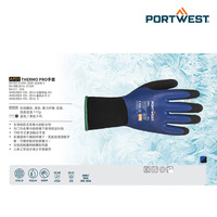 Gants de travail industriels résistants au froid, isolés thermiquement pour l'hiver, entièrement recouverts de mousse de latex, niveau de protection A3