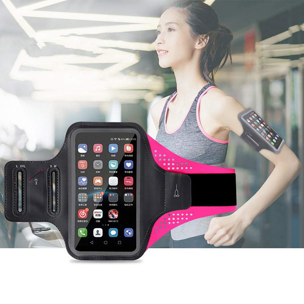 Universal Workout Jogging Keys Earphone Mobile Phone Holder Arm Strap Sport Running Accessories Armband Mobile Arm Bag