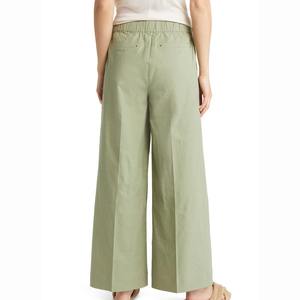 OEM estate nuova moda abbigliamento donna 2023 <span class=keywords><strong>pantaloni</strong></span> di <span class=keywords><strong>lino</strong></span> <span class=keywords><strong>Palazzo</strong></span> da donna <span class=keywords><strong>pantaloni</strong></span> Casual <span class=keywords><strong>a</strong></span> gamba larga per donna - Product Image 3