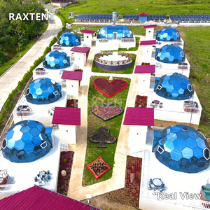 RAXTENT - Domo Geodésico Hexagonal de Vidrio de 6 Metros para Glamping, Instalación Rápida para Sitios de Campamento - Product Image 3