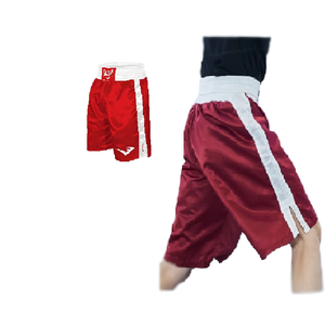Pantalones Cortos de Entrenamiento de Boxeo Profesional, Estilo Americano, Unisex, Hasta la Rodilla, para Adultos, 100% Algodón, Hechos en China, Corte Automatizado - Product Image 1
