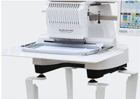 SUBLISTAR EM-1500 Nouvelle machine à broder manuelle plate pour la maison, 15 aiguilles, 1200 tr/min, haute efficacité pour les casquettes et les t-shirts