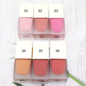 Rubor Líquido de 6 Colores con Logotipo Personalizado, Paleta de Rubor Resistente al Agua y Altamente Pigmentada para Piel de Tono Medio a Oscuro, Maquillaje al por Mayor - Product Image 4