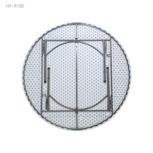 Offre Spéciale 5FT <span class=keywords><strong>10</strong></span> <span class=keywords><strong>personnes</strong></span> plié En Plastique Table À Manger Pour Les Événements En Plein Air pliante tables rondes - Product Image 1