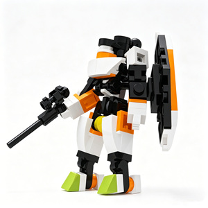 70Pcs Educational STEM DIY Building <b>Block</b> Set Robot Mecha Soldier Construction Bricks Toy For Kids Assembly Play Bricks Toy Kit - Product Image 6