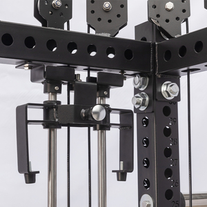 Máquina de acero inoxidable multifuncional integrada <span class=keywords><strong>para</strong></span> gimnasio, con remo bajo y cable cruzado Smith, venta al por mayor y personalizable - Product Image 2