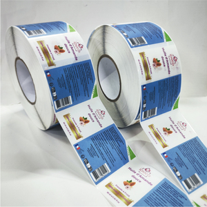 Etichette Trasparenti Premium con Stampa in Lamina d'Oro, Adesivi Impermeabili per Imballaggio con Finitura Laminata a Caldo - Product Image 3