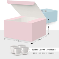 Caja de Regalo Navideña Personalizada con Etiqueta Privada, Impermeable, de Alta Gama, Reciclable, Color Rosa, Vacía, Tipo Caja Sorpresa