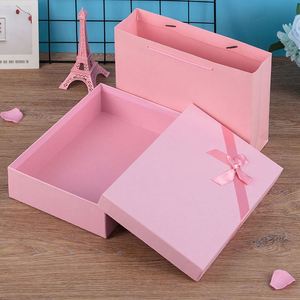 Luxury Custom Logo Corrugated Pink Coated Paper Jewelry Shipping Mailer Folders with Matt <b>Lamination</b> & Embossing - Product Image 1
