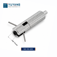 Clip de fixation en laiton nickelé pour câble métallique bifurqué 0,8-2,8 mm pour applications d'éclairage et de gestion des câbles