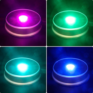 Đế Trưng Bày LED Màu Đen Giá Trưng Bày Hàng Hóa Tượng Thủy Tinh Pha Lê Nghệ Thuật Giá Trưng Bày Đèn Thay Đổi Nhiều Màu - Product Image 4