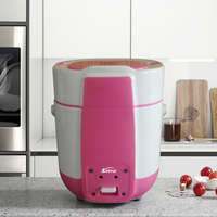 Cuisinière à riz électrique automatique portable en plastique, écologique, avec revêtement antiadhésif, contrôle mécanique du minuterie, haute qualité, 2,1-3,0 L