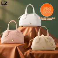 Sac à main en cuir PU gaufré LZ Factory, élégant nouveau sac fourre-tout pour femme avec bandoulière amovible, sac de créateur à porter sous le bras