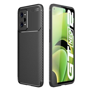 Funda de Teléfono de Fibra de Carbono con Estilo Empresarial de Lujo, Suave, Mate, de Silicona, con Enfoque Automático para OPPO Realme <span class=keywords><strong>GT</strong></span> <span class=keywords><strong>Neo</strong></span> <span class=keywords><strong>2</strong></span> Realme 8i - Product Image 1