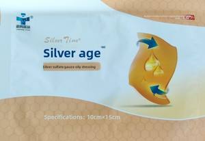 Apósito de Gasa Aceitosa con <span class=keywords><strong>Sulfato</strong></span> de Plata para el Cuidado de Heridas por Quemaduras e Incisiones Quirúrgicas - Product Image 2