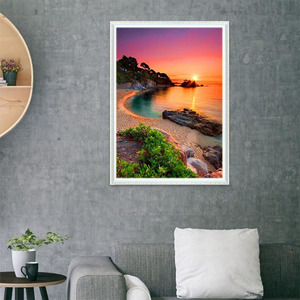 Fai da te personalizzato 40*50 all'ingrosso pittura fai da te casa paesaggio naturale decorazione pittura diamante personalizzato pittura diamante 5D - Product Image 2