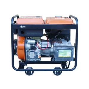 Generator daya Diesel 5kw 5000w portabel kualitas tinggi