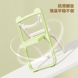 Children's Folding Chair Blue Green Yellow <b>Pink</b> Foldable Kids Chair 3-6 Years Old - Product Image 3