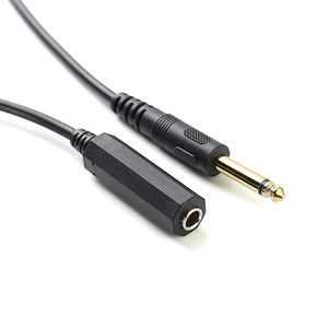 Câble d'extension audio <span class=keywords><strong>mono</strong></span> 6,35 mm mâle vers femelle 1/4'' pour casque, microphone, prise auxiliaire, rallonge de connexion - Product Image 4