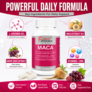 Suplemento personalizado de extracto de planta de maca con vitaminas que apoya la salud para el cuidado de la salud de adultos, cápsulas de maca, píldoras para agrandar el pene - Product Image 6
