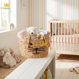 Direct Sale Pure Hand Woven Animal Shape Multifunctional <b>Storage</b> <b>Box</b> Sundries <b>Storage</b> Basket from <b>Kid</b> Room - Product Image 2