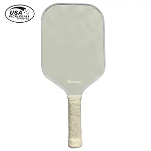 White Raw Carbon Fiber Custom Usapa Pickleball Paddle Paddel Usa Approved 16mm White Pickleball Paddle Racket Requet Blank