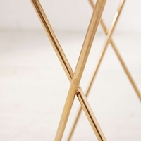 Table basse ronde en verre, métal doré, style européen, livraison gratuite
