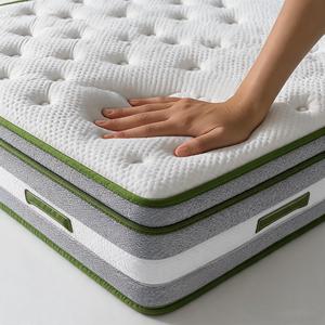 Matelas King Size Ferme Moderne 12 Pouces en <span class=keywords><strong>Mousse</strong></span> de Latex Naturel et <span class=keywords><strong>Mousse</strong></span> à Mémoire de Forme – Direct Fabricant - Product Image 1