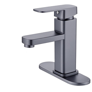 Gran oferta en línea, mezclador cuadrado SUS 304 de acero inoxidable moderno, grifo de baño, montaje en cubierta, fregadero, tocador de cerámica para cuadrado - Product Image 5