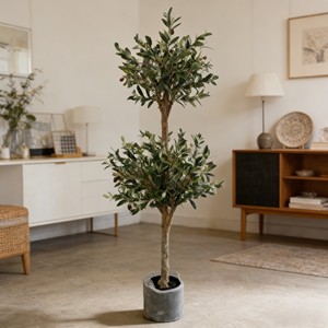 Árbol de Olivo Artificial de Doble Bola, Plástico Ecológico, Siempre Verde, para Bodas y Navidad, Precio de Fábrica al por Mayor - Product Image 3
