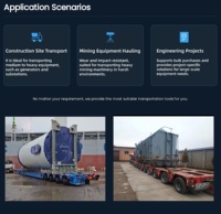 Vente flash : Remorque modulaire pour le transport de machines lourdes de 100 à 200 tonnes