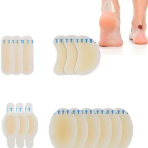 9 Jahre Fabrik Hydrokolloid-Blister-Verband packungen in verschiedenen Größen für Finger Toes Heel-Blister pflaster