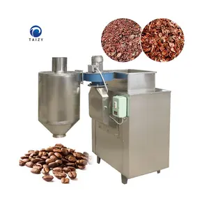 Fabrika kakao çekirdeği Winnower ve kraker Shelling makinesi kakao soyma makinesi