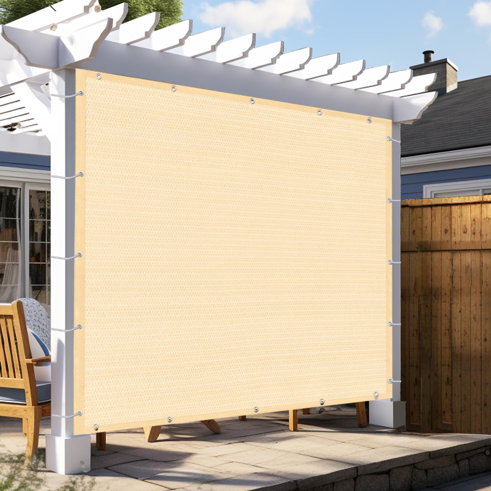 Хит продаж, 12 'x 16', зеленый, HDPE, ПВХ, полиэфирные прямоугольные рулоны для ресторана, уличный УФ-блок, затеняющая ткань, затеняющая сетка для парусов