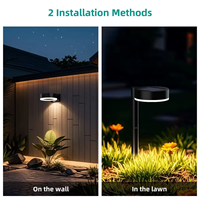 Lampes solaires LED modernes pour jardin et cour, étanches IP65, pour allées, pelouses, chemins, éclairage extérieur
