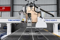 Machine de découpe de bois grand format avec lame de scie, routeur CNC, broche ATC et banc de perçage pour le perçage latéral des portes de meubles