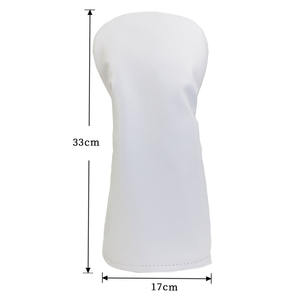 Crestgolf – Housse de protection en PU imperméable et anti-poussière pour clubs de <span class=keywords><strong>golf</strong></span> en <span class=keywords><strong>bois</strong></span>, blanche, personnalisable avec logo et couleur - Product Image 2