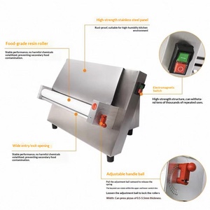 Máquina Comercial de Acero Inoxidable APD40B de 15 Pulgadas para Hacer Masa de <span class=keywords><strong>Pizza</strong></span> Semiautomática, Prensa y Formadora de <span class=keywords><strong>Pizza</strong></span> de Sobremesa - Product Image 2