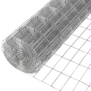 Galvanized Gopher Control Wire Mesh Welded Wire Roll - 5' x 100' for Lawn and Individual Plant