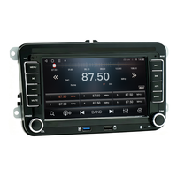 Radio Mobil Android 14 7 inci dengan Layar Sentuh, Dudukan Dashboard untuk VW Volkswagen, Android Auto Wireless, CarPlay, USB, dan WiFi Terintegrasi