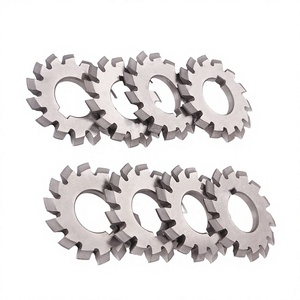 Outils de découpe d'engrenages pour machines CNC, fraises à engrenages HSS DP, ensemble de 8 pièces SQ-36 avec PA14.5, OEM/ODM, fraiseuse verticale 45HRC - Product Image 2