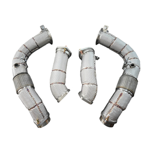 AKS Edelstahl Heatshield Fallrohr für BMW M5 G90 Racing Fallrohr - Product Image 1