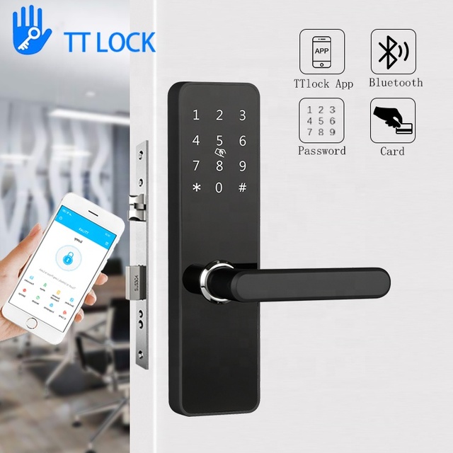 Electronic Keyless Door Lock Digital PIN Lock Security Code Lock with TT App Network Connection Smartsteps