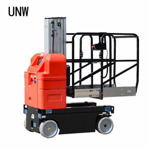 Piattaforma di Sollevamento Autopropulsa in Lega di Alluminio a Batteria UNW per Manutenzione e Lavori Aerei, Prodotta in Cina - Product Image 4